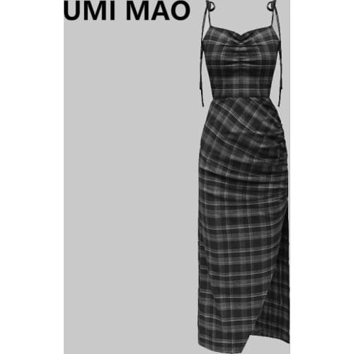 UMI MAO Summer Dresses With A Slit