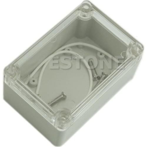 High Quality Plastic Waterproof Cover Clear Electronic Project Box Enclosure Case 100x68x50mm