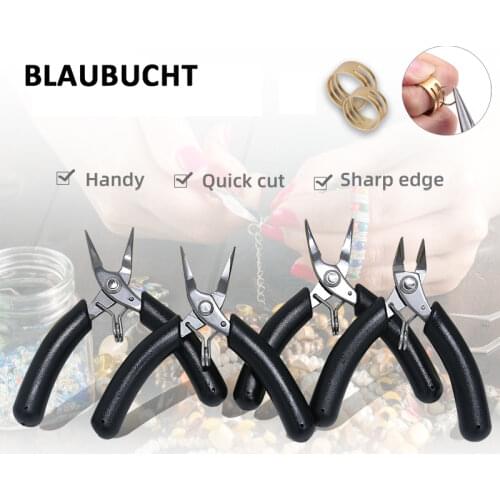 YTH-501 Mini Multi-function Jewelry round nose pliers Stainless Steel Nipper Hand Tools Electrical Wire Cable Cutters Cutting