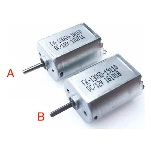 1pc D shaft FK-130SH-18150 FK-130SD-19110 130 flat shaft carbon brush car rearview mirror fold motor 12V high speed model motor