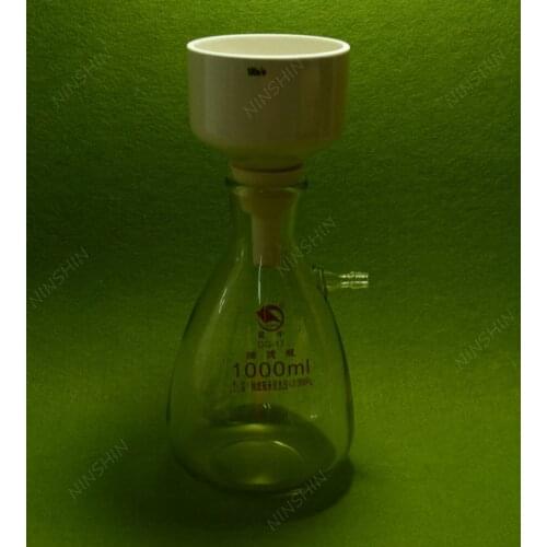 1000ml filter funnel kit,bucher funnel filteration bottle and filteration ring,lab glassware