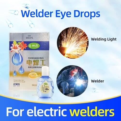 12ml Eye Drops for welders Specially Treat Electric Welding Causes Eye Discomfort/Dry Eyes/Red Eyes/Blurred Vision Care Drops