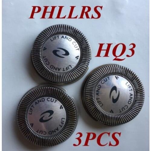 3PCS HQ3 replace head razor blade for philips hq4 hq55 hq56 electric shaver HS975 HS980 HS985 HS990 HP1318 HP1319 HP1323 HP1327