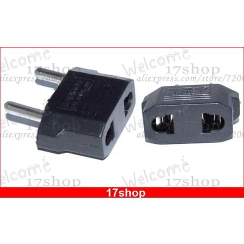 5PCS US To EU European US Adapter Plug Power Travel Adapter Converter