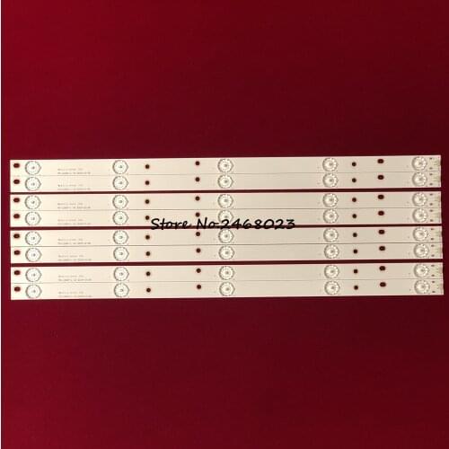 LED Backlight strip 5 lamp for AKAI 50'' TV MS-L0967-L V2 V3 A4 M192 TD C 0X R72-50D04-017-13 CODICE A BARRE 21MQ300D