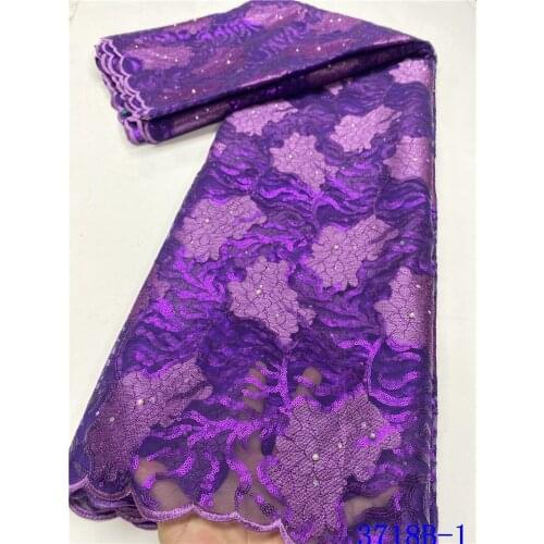 African Lace Fabric With Stones Nigerian French Mesh Lace Fabric 2021New Coming Style For Wedding Party Dress Sew