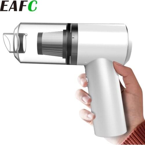 Mini Car Vacuum Cleaner Wireless/Wired Strong Suction 4500Pa Portable Handheld Auto Rechargeable Vacumm Cleaner
