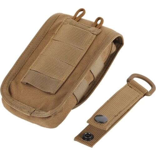 Tactical Molle Flashlight Phone Pouch Single Pistol Magazine Pouch Torch Holder Case Outdoor Hunting Holster Bag