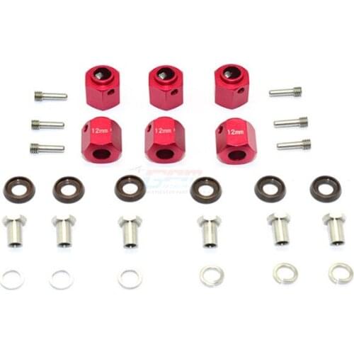 GPM ALUMINUM HEX ADAPTERS 12MM THICK 8269 TRX6010/12MM TRAXXAS TRX-6 MERCEDES-BENZ-88096-4