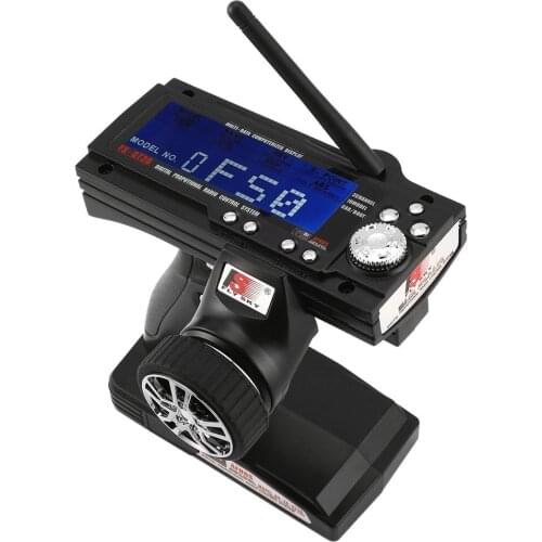FS-GT3B 2.4G 3CH RC Boat Control Gun Transmitter /w TX Receiver For Most the Radio Control Models High Receiver Sensitivity