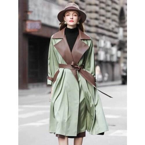 Fyion Women's Long Trench Coats