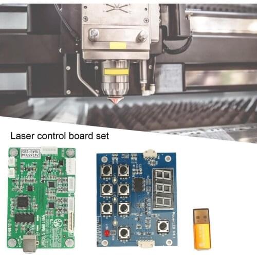 Laser Controller Board Set Sophisticated Double Axes Engraving Flame Retardant PVC Specialized Laser Controller Main Board Kit f