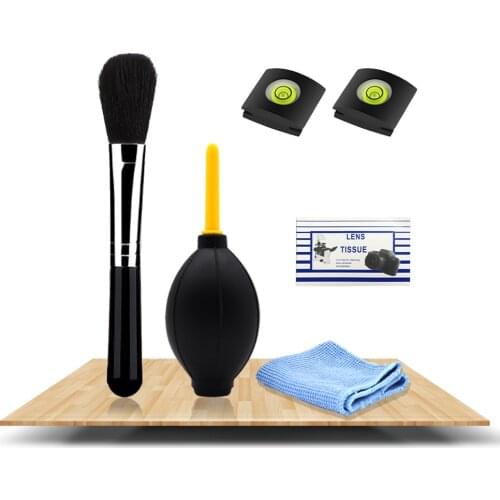 6 in 1 Lens Cleaning Kit Invisible Carbon Compound Dust Cleaner Brush Air Blower for Canon Nikon Sony DSLR SLR Camera lens