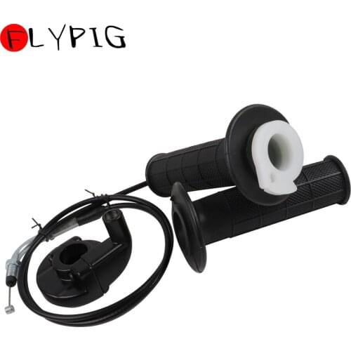 FLYPIG Throttle & Cable Grip Casing Set For Honda XR50 CRF50 XR70 CRF70 XR75 XR80R Z50R XR100R 50cc 70cc 90cc 150cc 190cc Bike