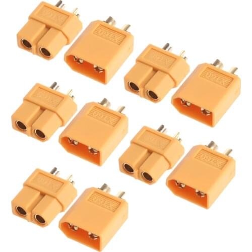 New 5 Pairs XT60 Male Female Bullet Connectors Plugs for RC Lipo Battery
