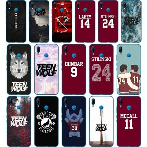 Teen Wolf Stilinski 24 McCALL 11 LAHEY 14 DUNBAR 9 Coque Cover for Huawei P9 P10 P20 P30 Lite mate 10 20 PRO lite p smart 2019