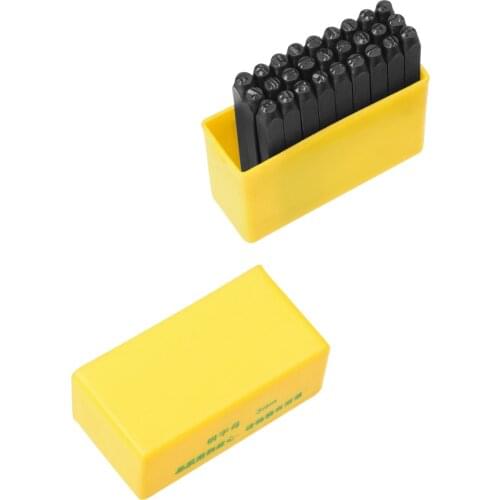 Utoolmart 1/2set Digital Dteel Code Blackened ABS Steel Material 3/4/5/6/8mm Steel Letter 2020 New Hard-mounted Corner Code Tool