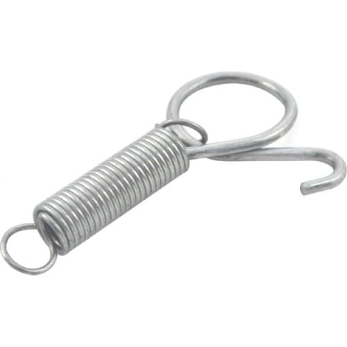 Stainless steel 7CM Latches rabbit door cage lock spring Extension Tension Spring with hook