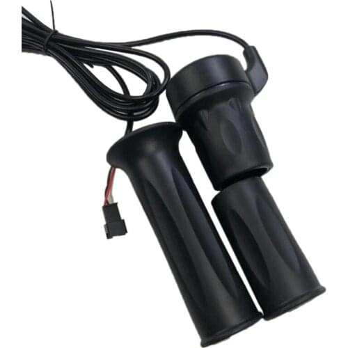 1 Pair Ebike Throttle Handle Left 20X Right Half Twist Throttle for Electric Bike Scooter 24V/36V/48V/60V/72V