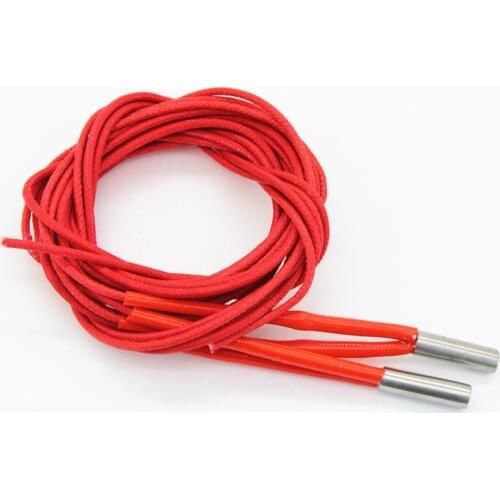 12V 30W Ceramic Cartridge Heater 1M 6*15mm For Mendel Reprap Extruder 3D Printer Parts Heating Tube