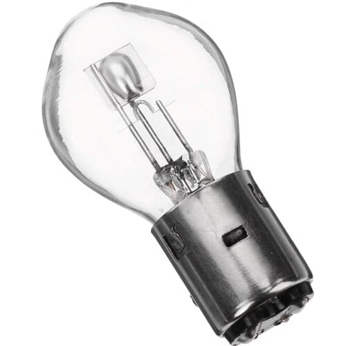 2pcs BA20D Motorcycle Headlight Amber Bulb Lamp 12V 35W Glass Moto ATV Moped Scooter Accessories