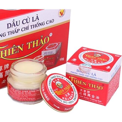 2020 Hot Vietnam THIEN THAO Balm Oil 10g Sciatica Headache Stomachache Sniffles Insects Bites Sprains MF