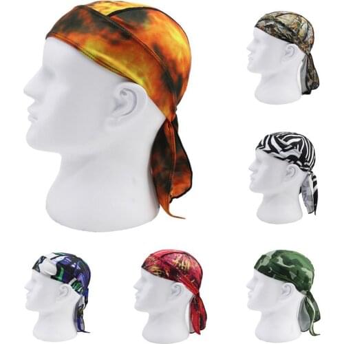60%HOTUnisex Outdoor Sport Cycling CapS1 Breathable Pirate Hat Bandana Headband Headwear