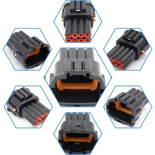 6188-0736 6918-1780 6188-5542 PB291-08027 Sumitomo RS series Male 8 Pin Automotive Connector Plug For Headlight Lamp