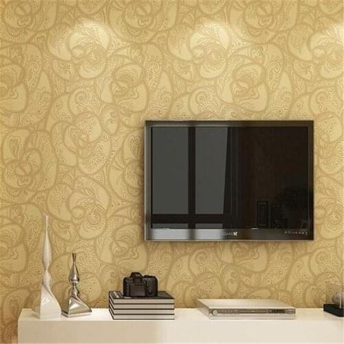Beibehang 3D Stereo Pastoral Butterfly High - grade Non - woven Wallpaper Bedroom Living Room TV Background Wallpaper
