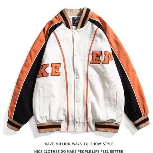 2021 New Spring&Autumn Embroidery Varsity Baseball Jacket Womens Coat Mens Bomber Couple Unisex Boyfriend loose Streetwear