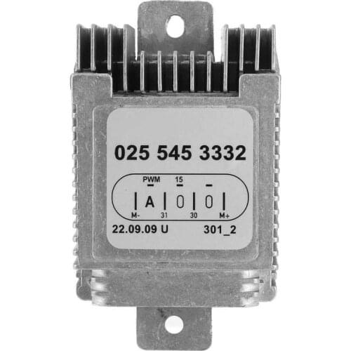 Fan Automobiles Cooling Fan Control Module Unit 0255453332 Fit for Mercedes-Benz C230 C280 E300 E430 SLK230 fan