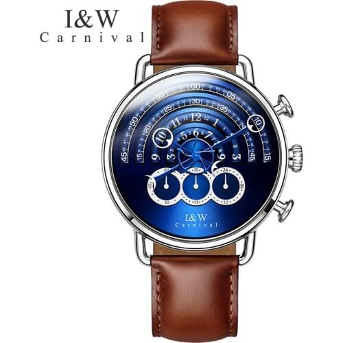 CARNIVAL Men Quartz Sport Watch Chronograph Military Army Watches Clock Men Top Brand Luxury 2017 New Creative Watch Men Relogio