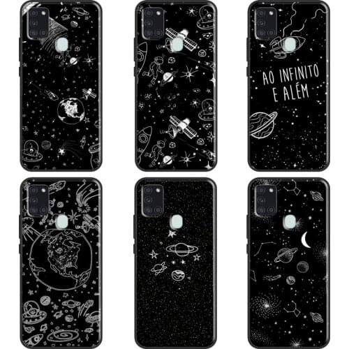 Astronaut Stars Constellation Phone Case For Samsung A52 A12 A32 A72 A20e A21S A51 A71 A11 A31 A10 A20S A30 A40 A50 A70