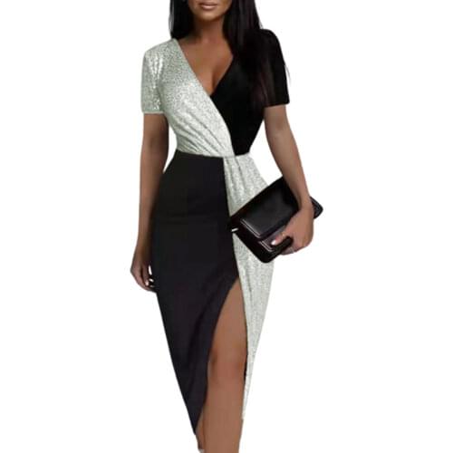 Летние платья с разрезом CMBJQE China At AliExpress