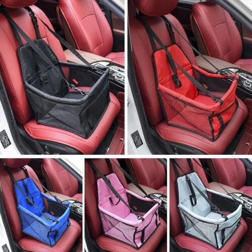 Travel Dog Car Seat Cover Folding Hammock Pet Carriers Bag Booster Protector Seat Carrying For Cats Puppy Dogs Car Mat Hammock
