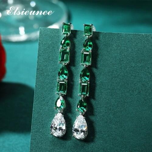 ELSIEUNEE Earrings With Stones