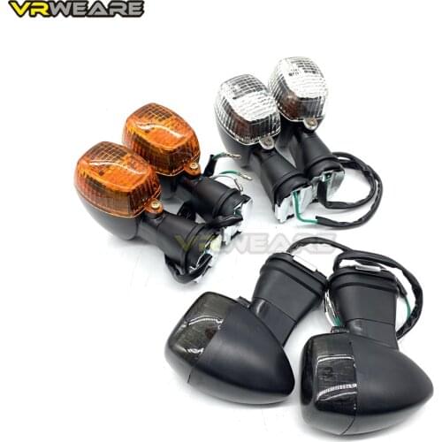 KAWASAKI Front Turn Signals Left/Right Lamp Light Motorcycle For NINJA 500 ZRX/1200S EX500 GPZ 500/1100 ZXR 250/250R KLE400/500