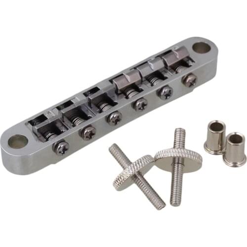 CHROME Tune-O-Matic Vintage Design ABR-1 JB Guitar Bridge