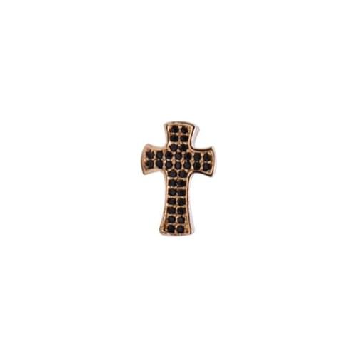 Classic Style Micro mosaic Zirconia cross for Jewelry Making Supplies Bracelet Bead Women&men DIY Accessories Loose Wholesale