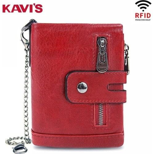 Mens Purse Leather Mens Wallet RFID Anti-theft Brushed Wallet Multi-card Crazy Horse Leather Mens Leather Wallet