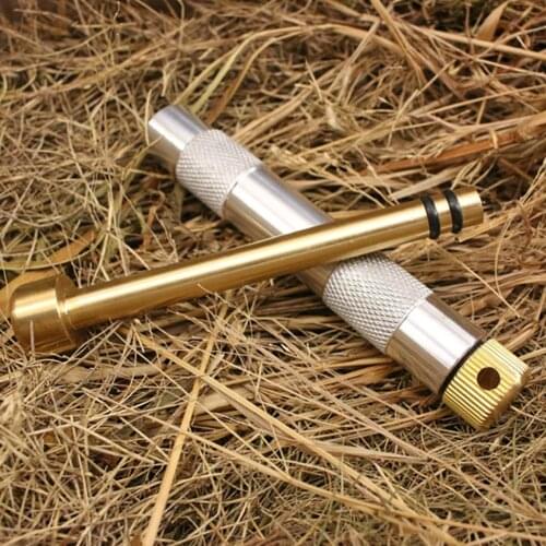 Metal Piston Fire Flame Starter Tube Kit Outdoor Camping Hunting Survival Tool
