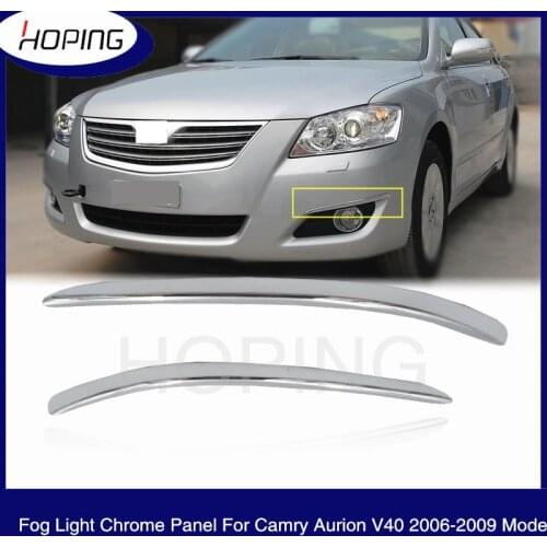 Hoping Front Bumper Fog Light Chrome Moulding Cover For Toyota Camry Aurion 2006 2007 2008 2009 Side Chrome Trim Garnish Panel