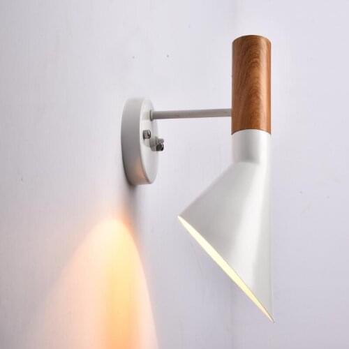 American industrial style wall lamp Creative Corridor bedroom bedside lamp Nordic living room modern simple decorative lamps