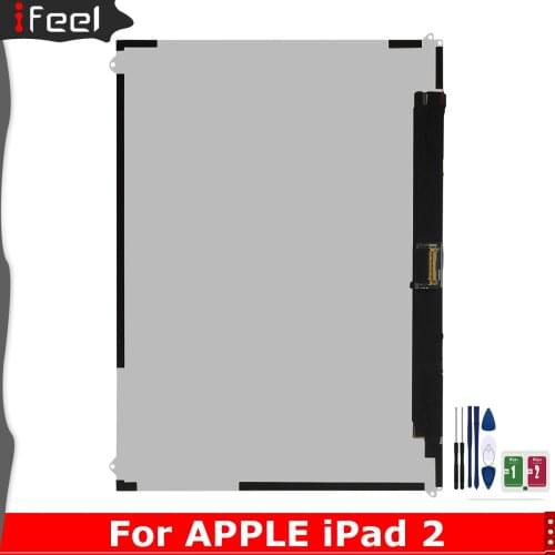 Original LCD For iPad 2 LCD Display Touch Screen Repair Parts For A1395 A1396 A1397 Digitizer Replacement +Free Tool 100% Tested