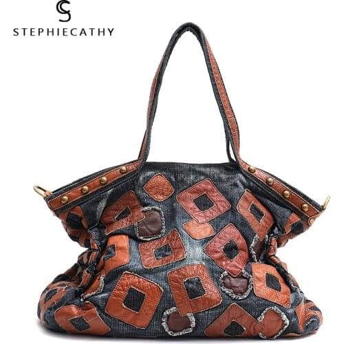 Женские джинсовые сумки STEPHIECATHY China At AliExpress