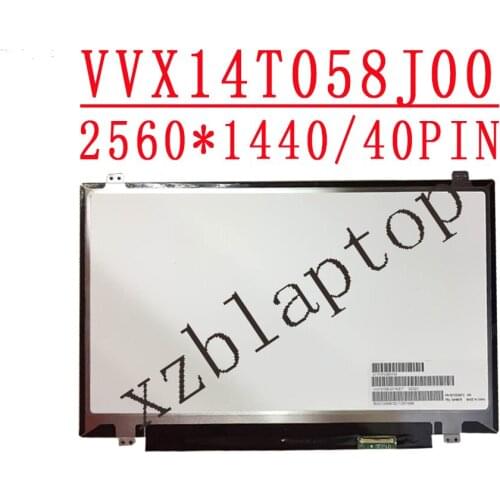 VVX14T058J00 14.0" LED Display 2560*1440 3K LCD Screen For Lenovo ThinkPad T460s T460P VVX14T058J00 P/N SD10G56672 00HM878