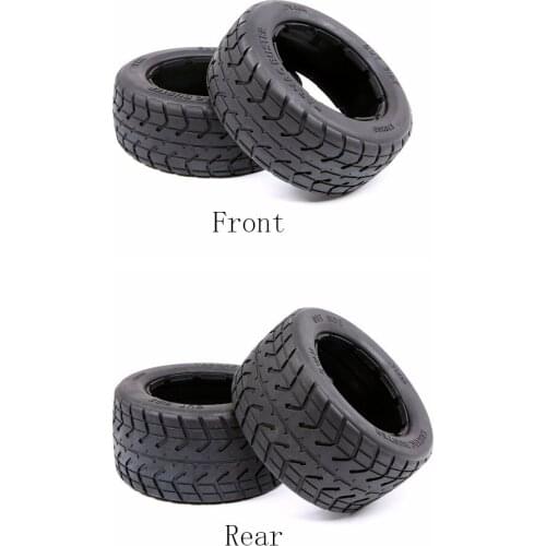 1/5 Scale 5B Road Tyre Thicker Tarmac Buster Tires - Front or Rear FOR HPI KM ROVAN BAJA 5B Rc Car Parts