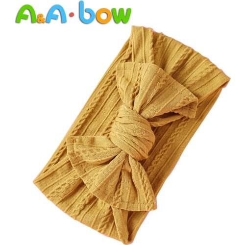 1pcs 27Colors Soft Girl Kids Cross Hairband Turban Knitted Knot Headband Headwear Hair Bands Hair Accessories
