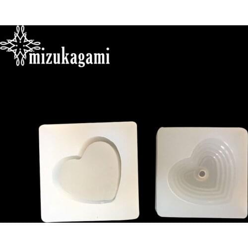 1pcs UV Resin Jewelry Liquid Silicone Mold 3D Heart Liquid silicone Jewelry Storage Box Mold For DIY Handwork Making Accessories