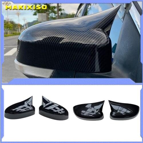 2pcs/Set Car Door Side Mirror Cover Replacement Parts For Ford Focus
